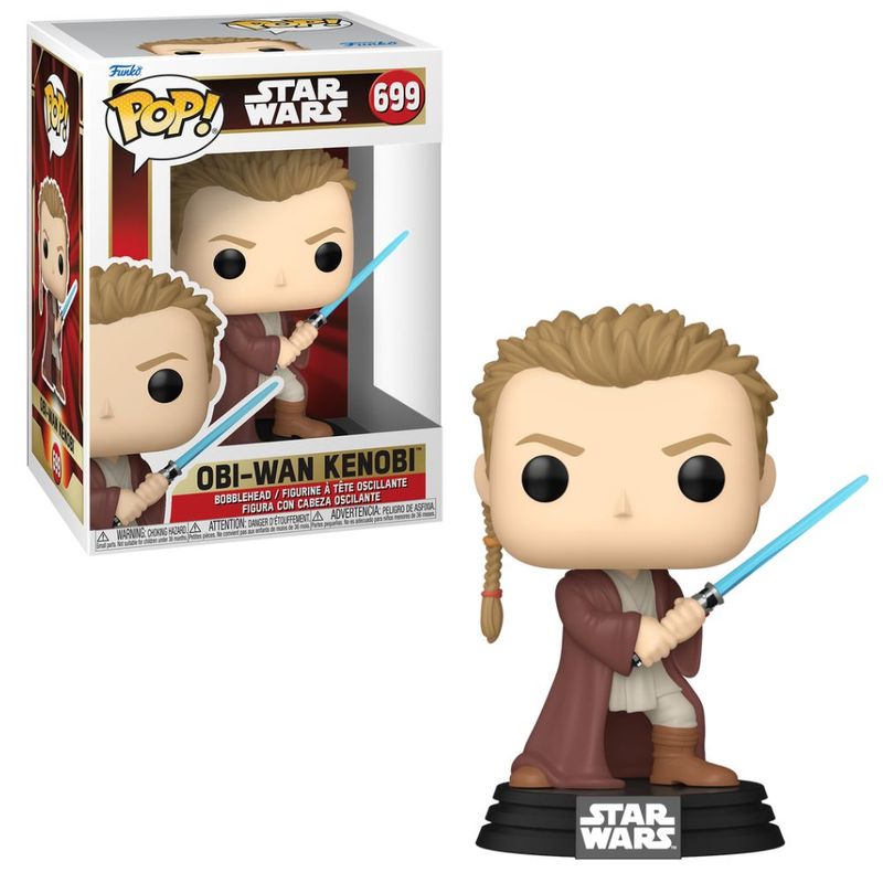 Boneco Funko Pop! Star Wars A Ameaça Fantasma - Obi-Wan Kenobi
