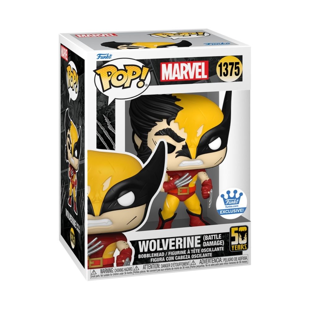 Boneco Funko Pop! Marvel Wolverine 50 Anos - Wolverine com Máscara