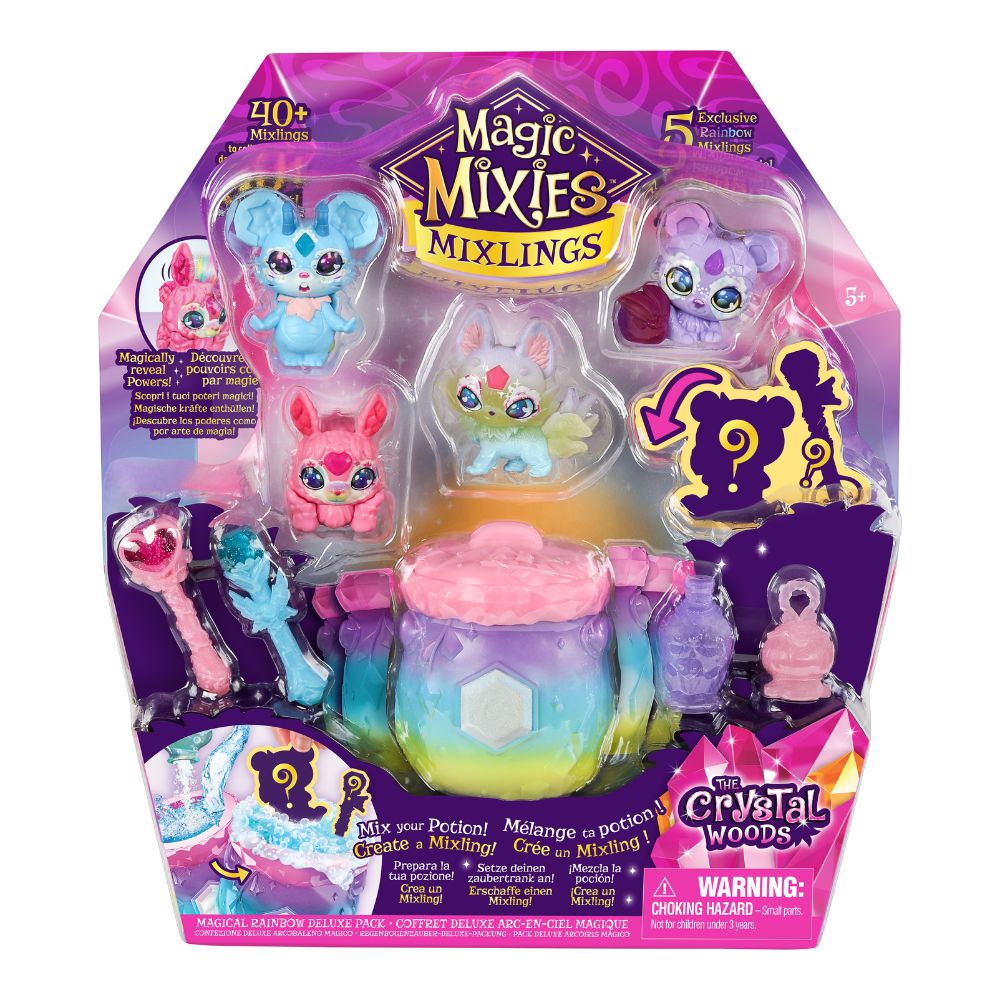 Magic Mixies Caldeirão Surpresa Mixlings 5 Pack Crystal Woods
