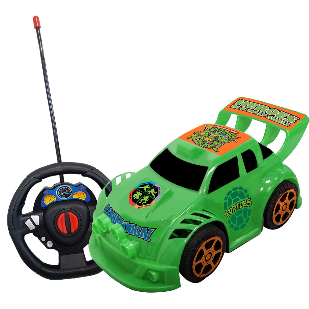 Carrinho de Controle Remoto Tartarugas Ninja Smart Driver