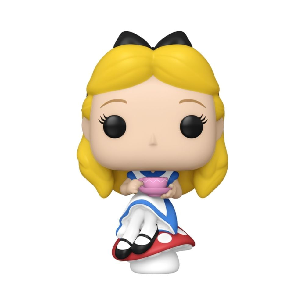 Boneco Funko Pop! Disney - Alice com Chá