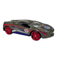 Mini Carrinho Die Cast Garagem S.A. - Corrida Cinza