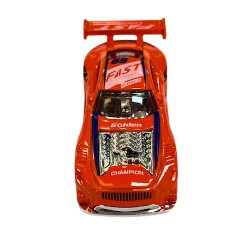 Mini Carrinho Die Cast Garagem S.A. - Corrida Laranja