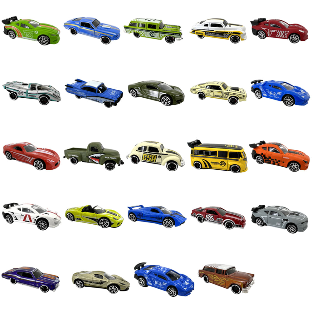 Mini Carrinho Die Cast Garagem S.A. - Mini Van Laranja