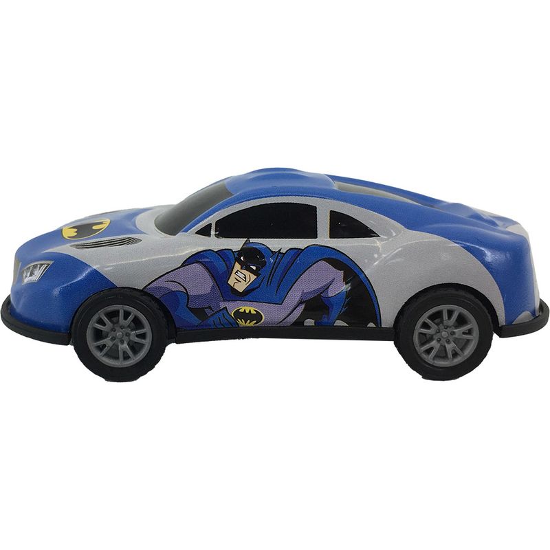 Kit com 5 Mini Carrinhos Pull Back Batman