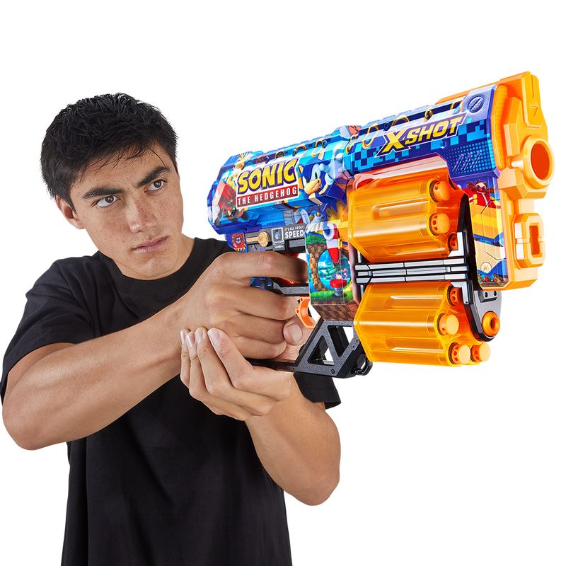 Lançador de Dardos X-Shot Skins Dread - Mega Sonic