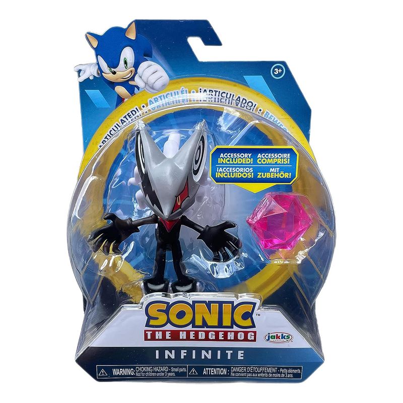 Boneco Colecionável 10cm Sonic The Hedgehog - Infinite