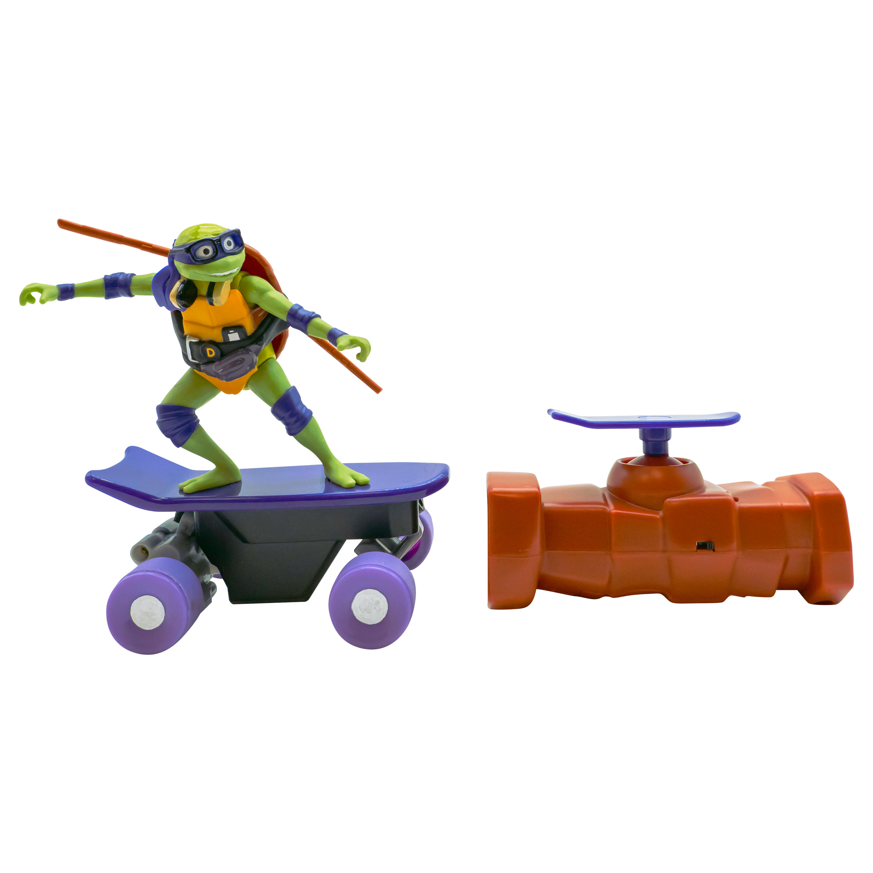 Skate de Controle Remoto Tartarugas Ninja Half Pipe - Donatello