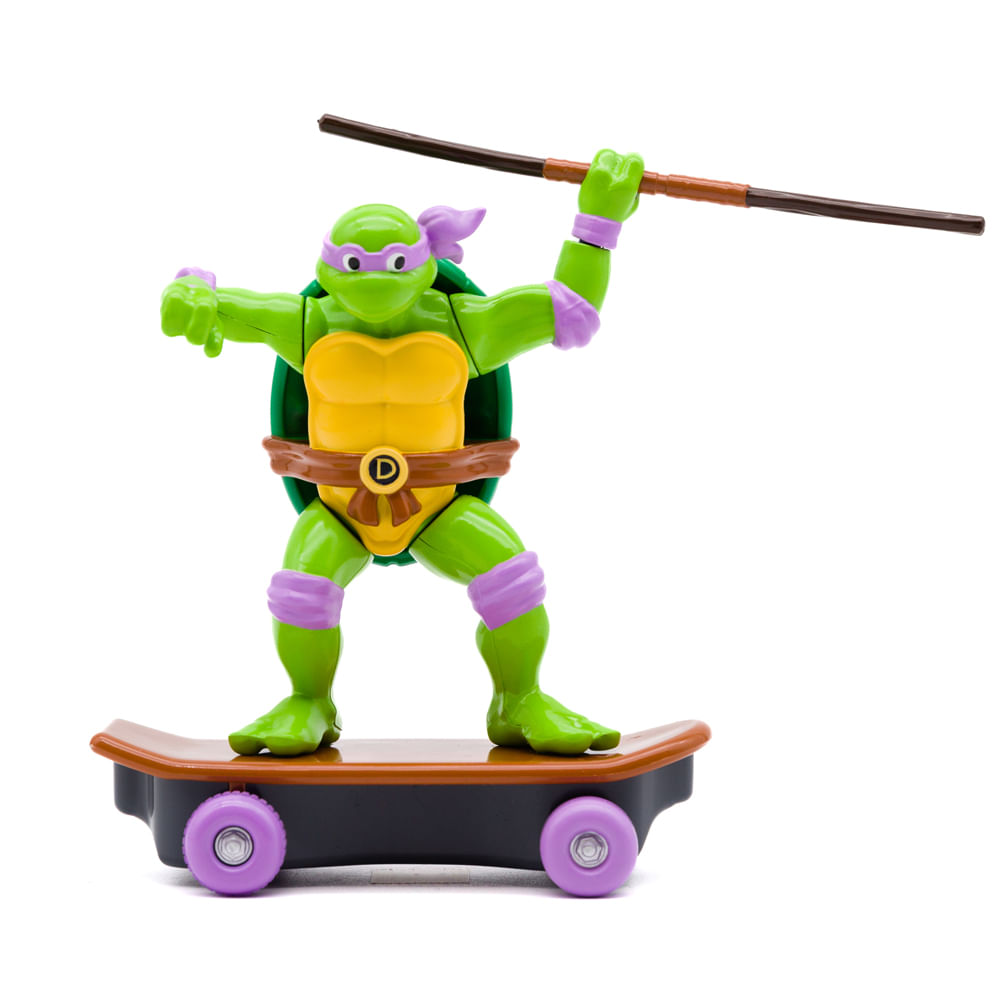 Skate Pull Back Tartarugas Ninja Sewer Shredders - Donatello