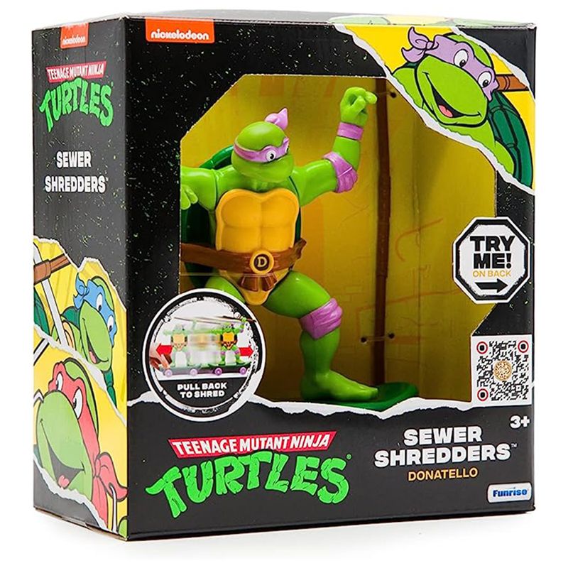 Skate Pull Back Tartarugas Ninja Sewer Shredders - Donatello