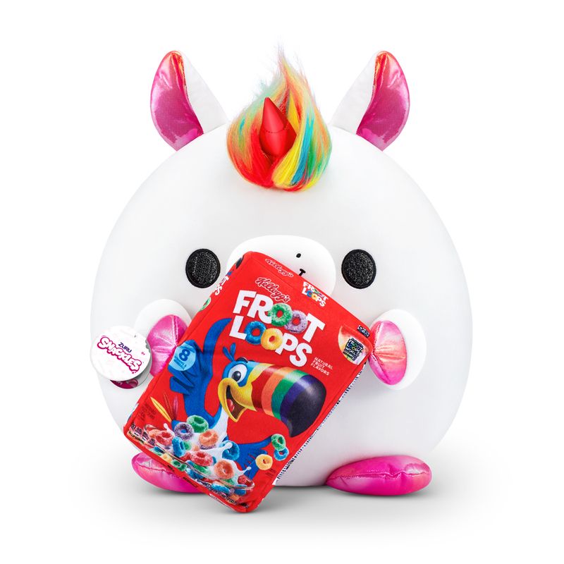 Pelúcia Snackles 35cm - Unicórnio Richard com Froot loops