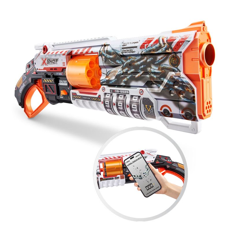 Lançador de Dardos X-Shot Skins - Lockable Blaster