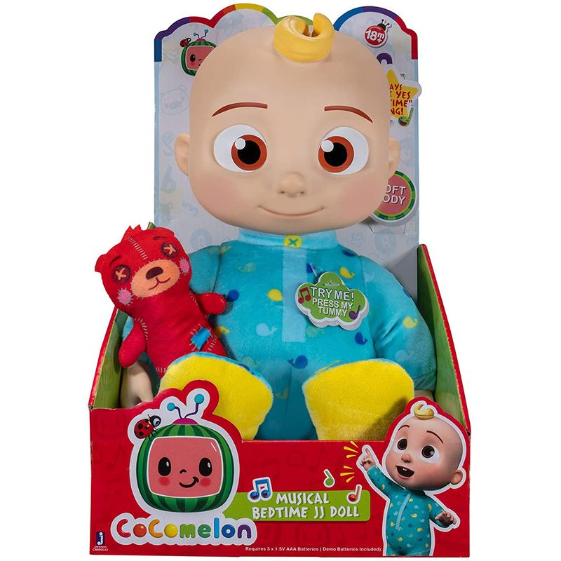 Boneco Interativo Cocomelon - JJ Bedtime