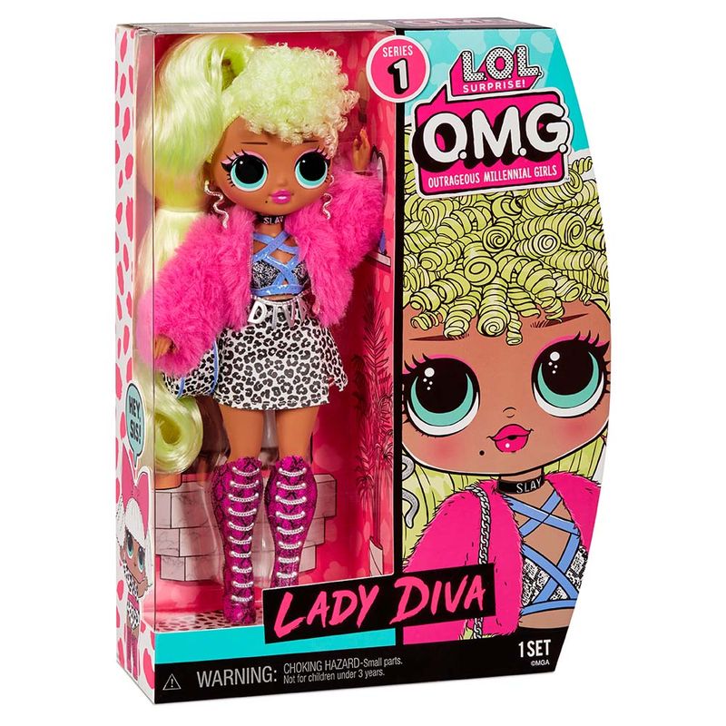 Boneca LOL Surprise! OMG Série 1 - Lady Diva