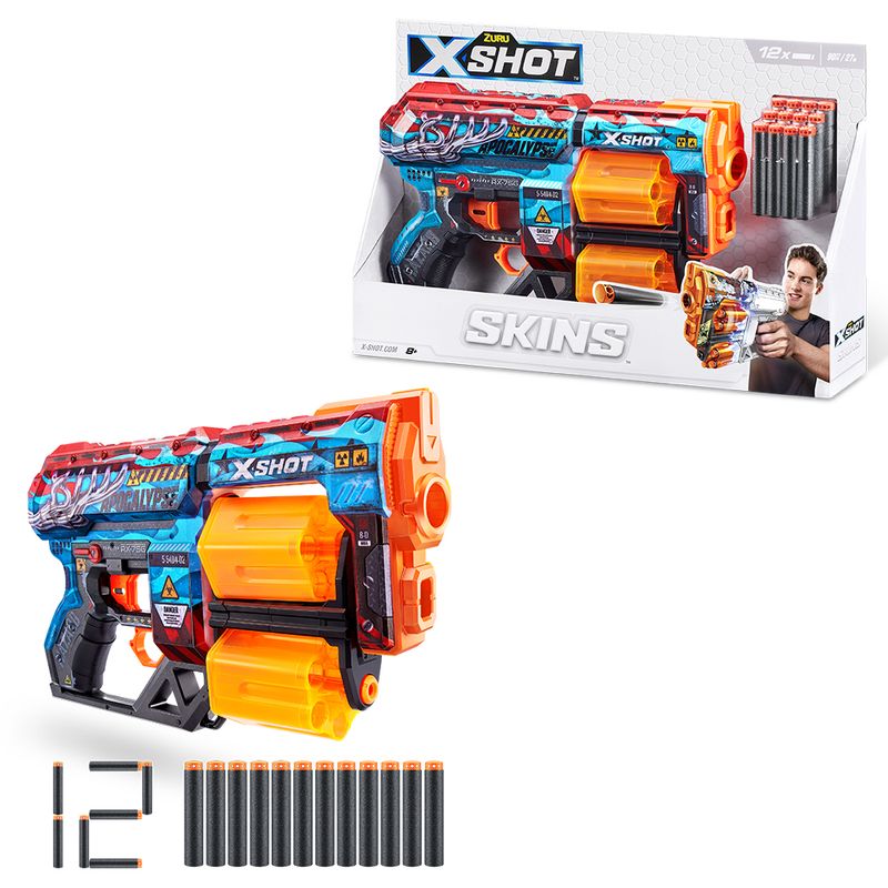 Lançador de Dardos X-Shot Skins Dread - Apocalipse