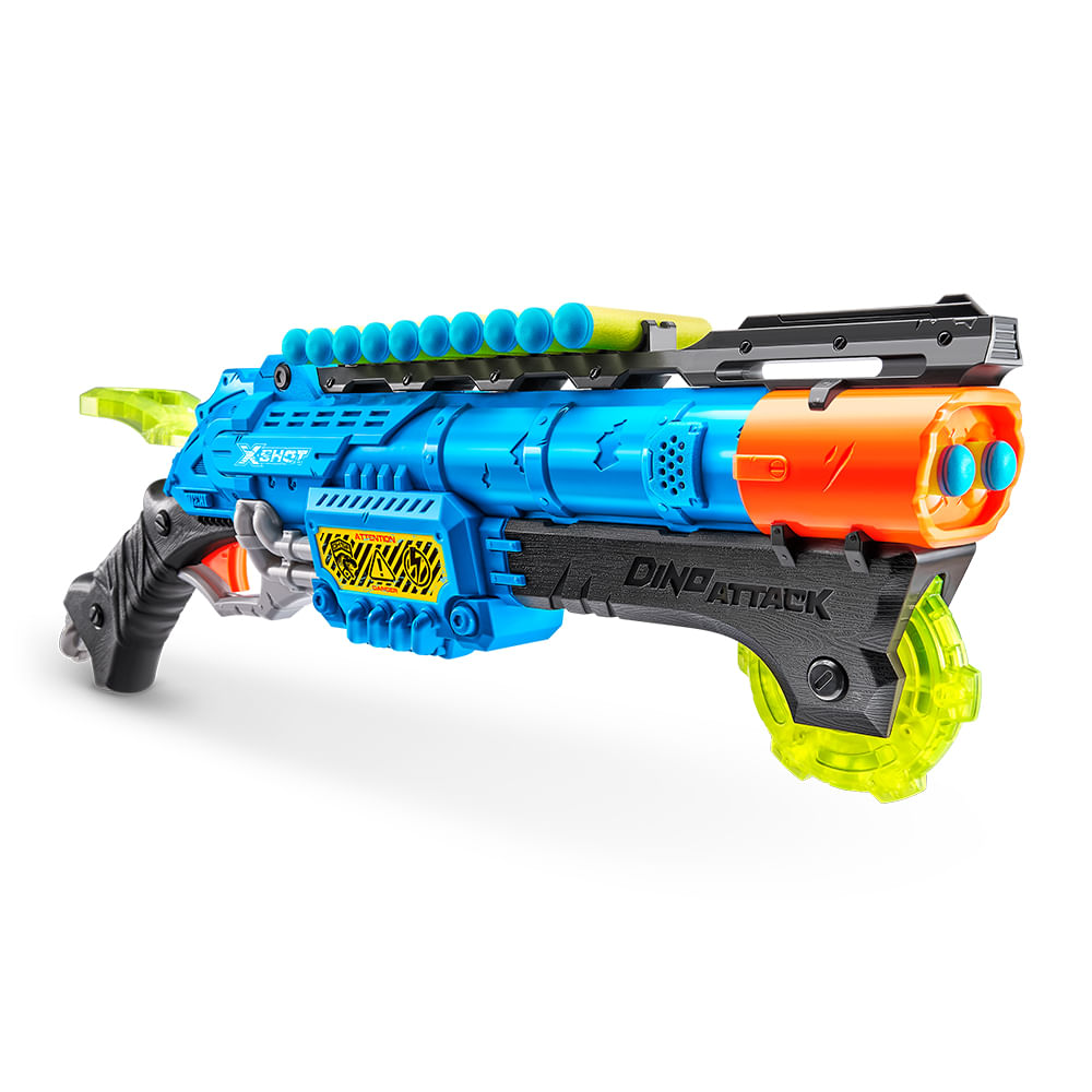 ヒロ Lançador de Dardos X-Shot Dino Attack - Claw Hunter Azul