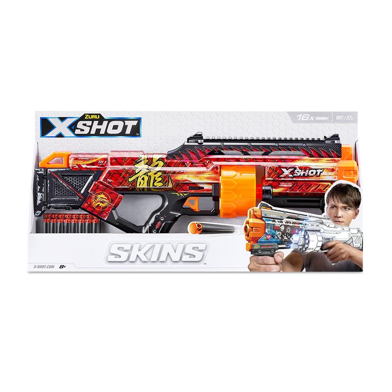 Lançador de Dardos X-Shot Skins Last Stand - Dragon