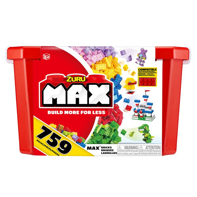 Conjunto de Blocos de Montar Max 759 peças