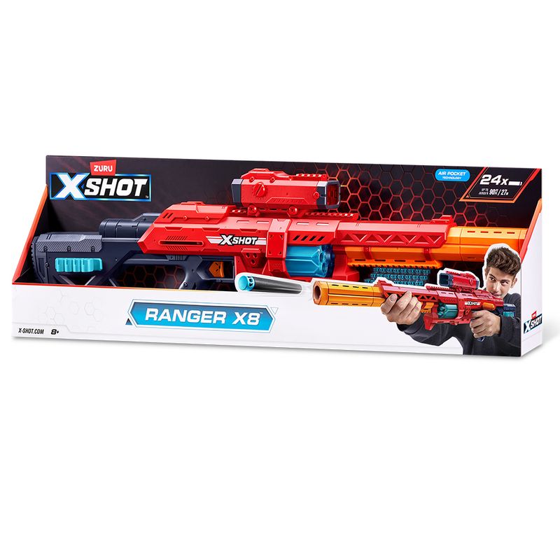 Lançador de Dardos X-Shot Red - Ranger X8
