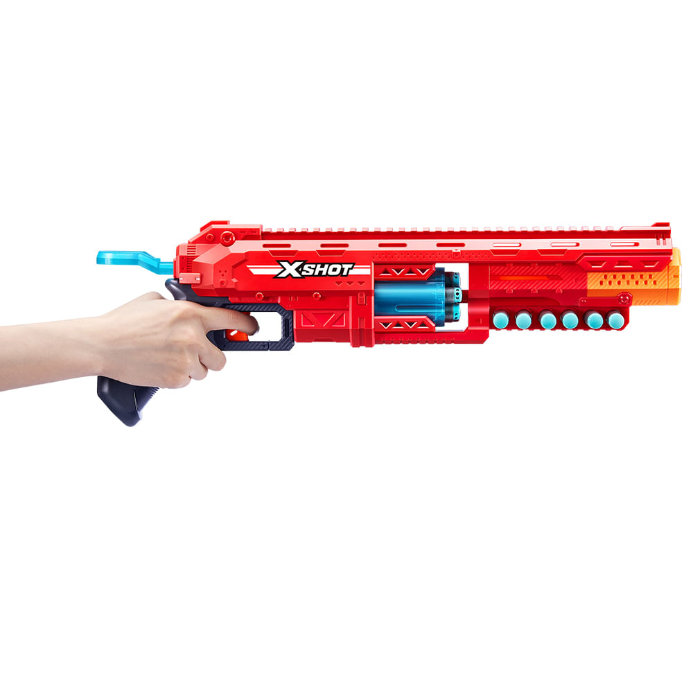 THREE X BLASTIN ショートボード レッド Lançador de Dardos X-Shot Red - Caliber