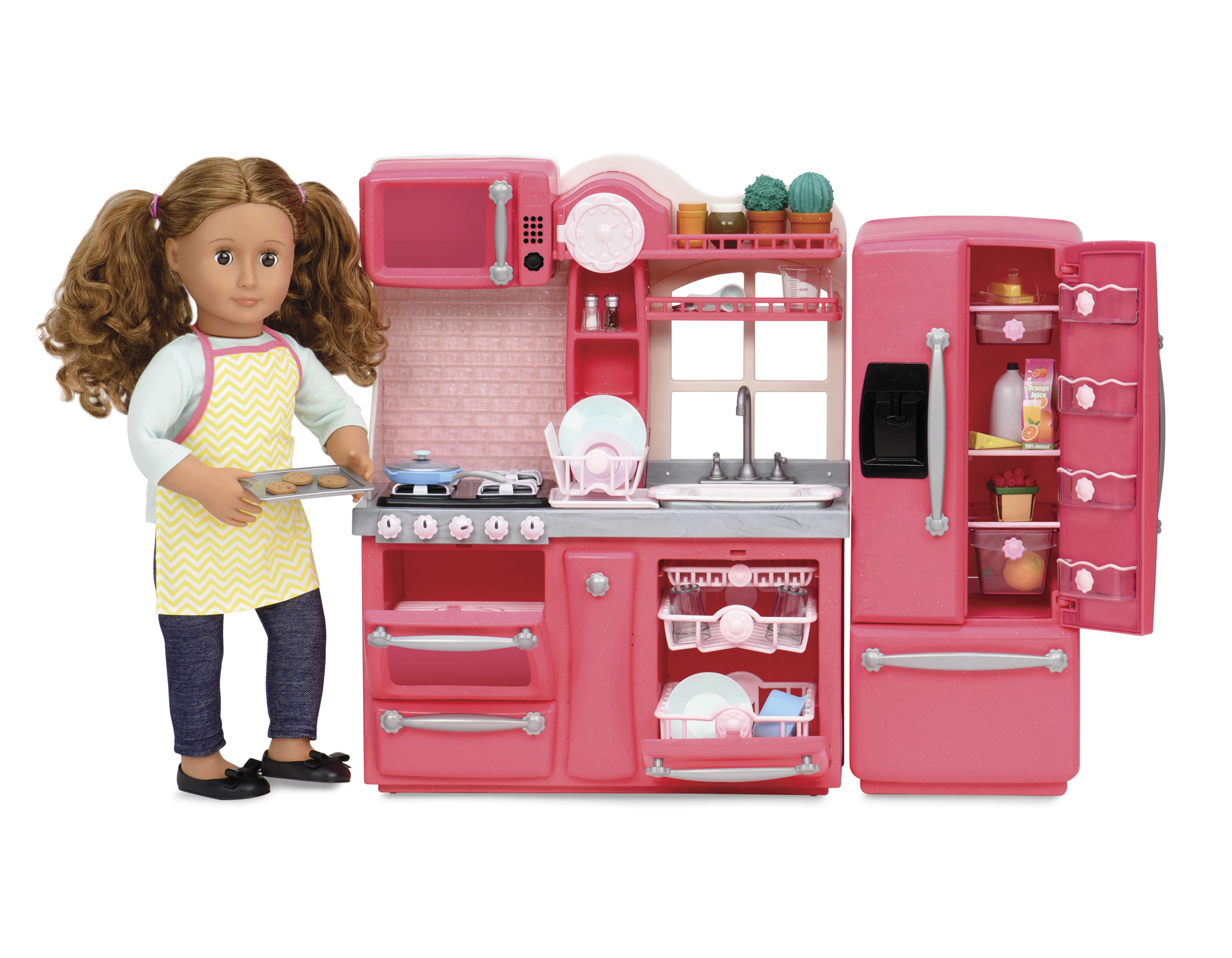 Conjunto de Cozinha rosa - Our Generation