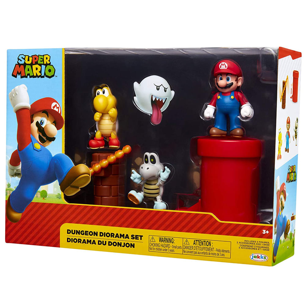 イマン　マリカ　アミナ　コラージュ置物 Diorama Super Mario - Dungeon