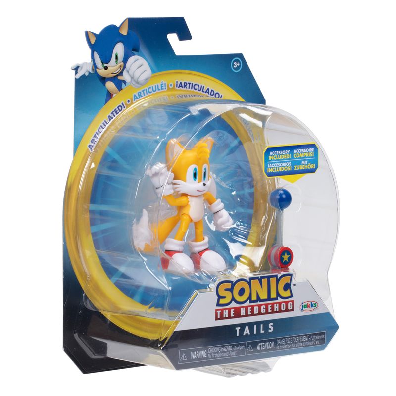 Boneco Colecionável 10cm Sonic The Hedgehog - Tails