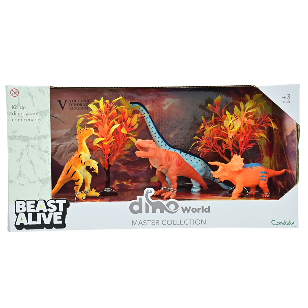 Beast Alive - Dino World Master Collection - Brotossauro Azul