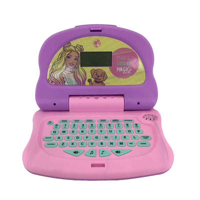 Laptop Infantil Educativo Candide Barbie Charm Tech Bilingue