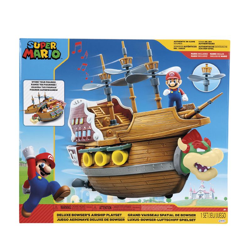 いま人気のアイテム Playset Super Ship Bowser Deluxe - Mario スーパーマリオ