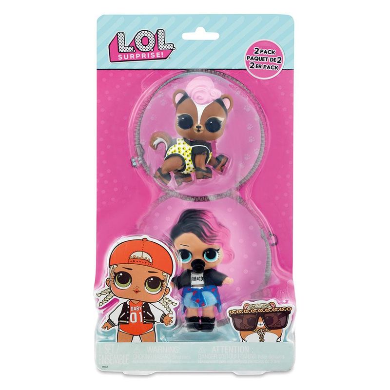 Kit Bonecas LOL Surprise! Double Collection Rocker e Grunge