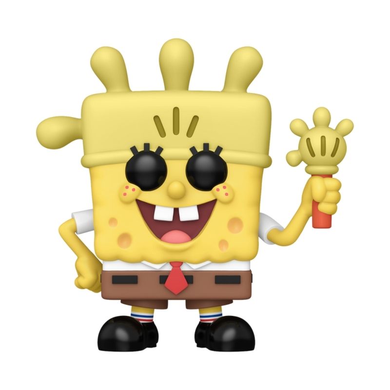 Boneco Funko Pop! Bob Esponja 25 anos - Bob Esponja Mundo da Luva