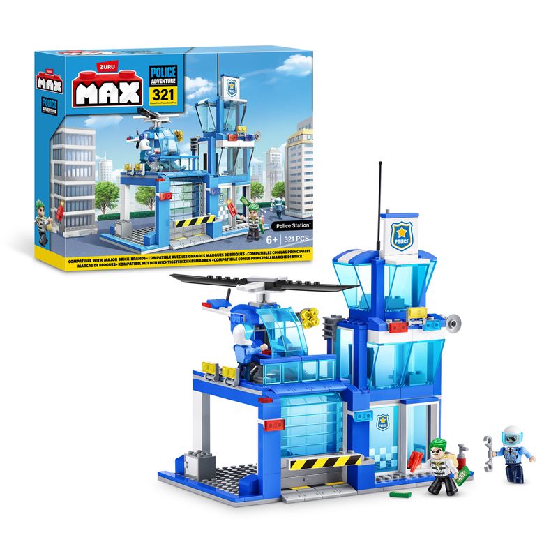 Blocos de Montar Max City Delegacia de Polícia 321 peças