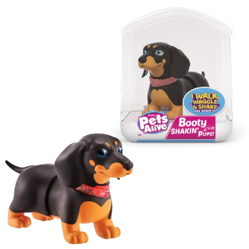nao　P.Willinckii A+ dwarf select pup Filhotes Dançarinos Pets Alive Booty Shakin' Pups - Dachshund