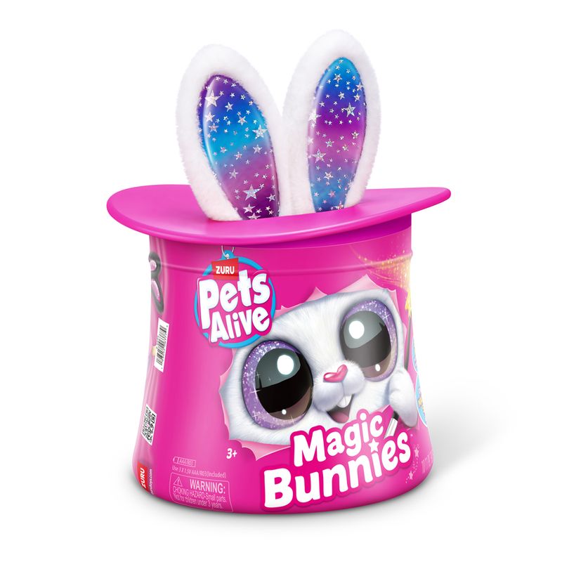 Coelho na Cartola - Pelúcia Pets Alive Magic Bunnies Surprise