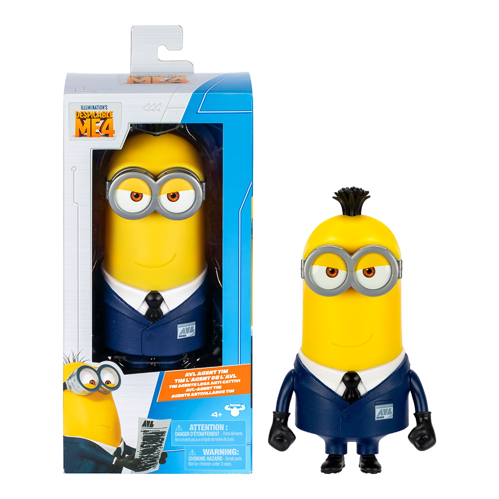 Boneco Colecionável 25cm Meu Malvado Favorito 4 - AVL Agent Tim