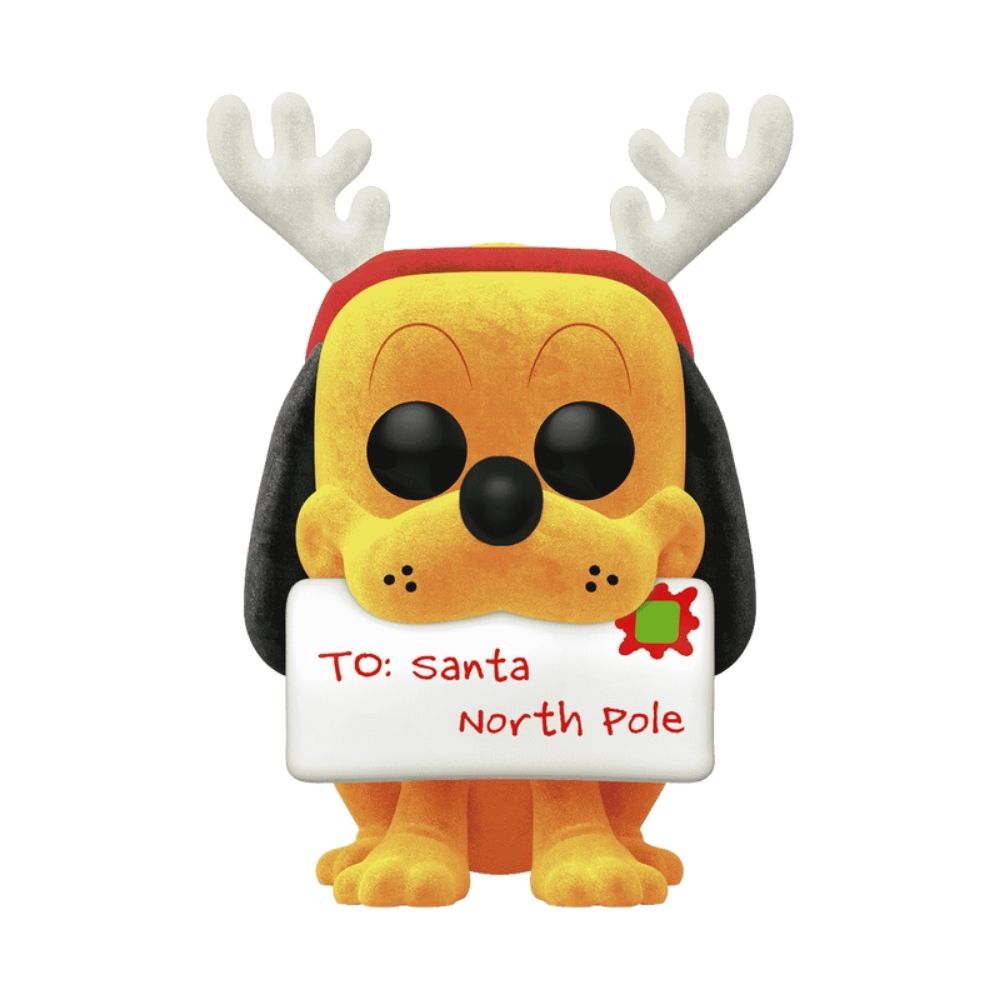 Boneco Funko Pop! Disney Pluto Natalino (Flocked)