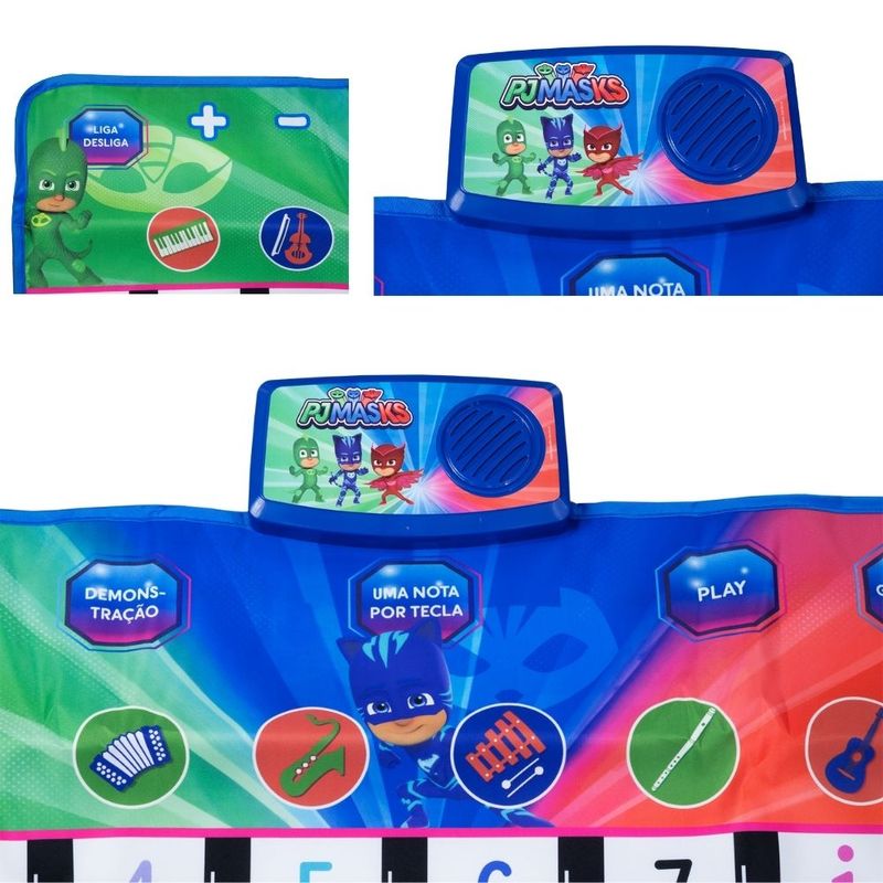 Instrumento Musical Infantil PJ Masks - Tapete Piano