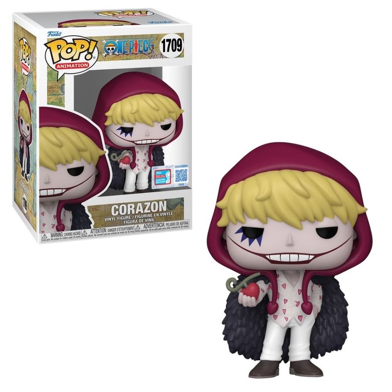 ワンピース フィギュア NYコミコン限定 FUNKO POP! Boneco Funko Pop! Edição Limitada NYCC24 - One Piece - Corazon com