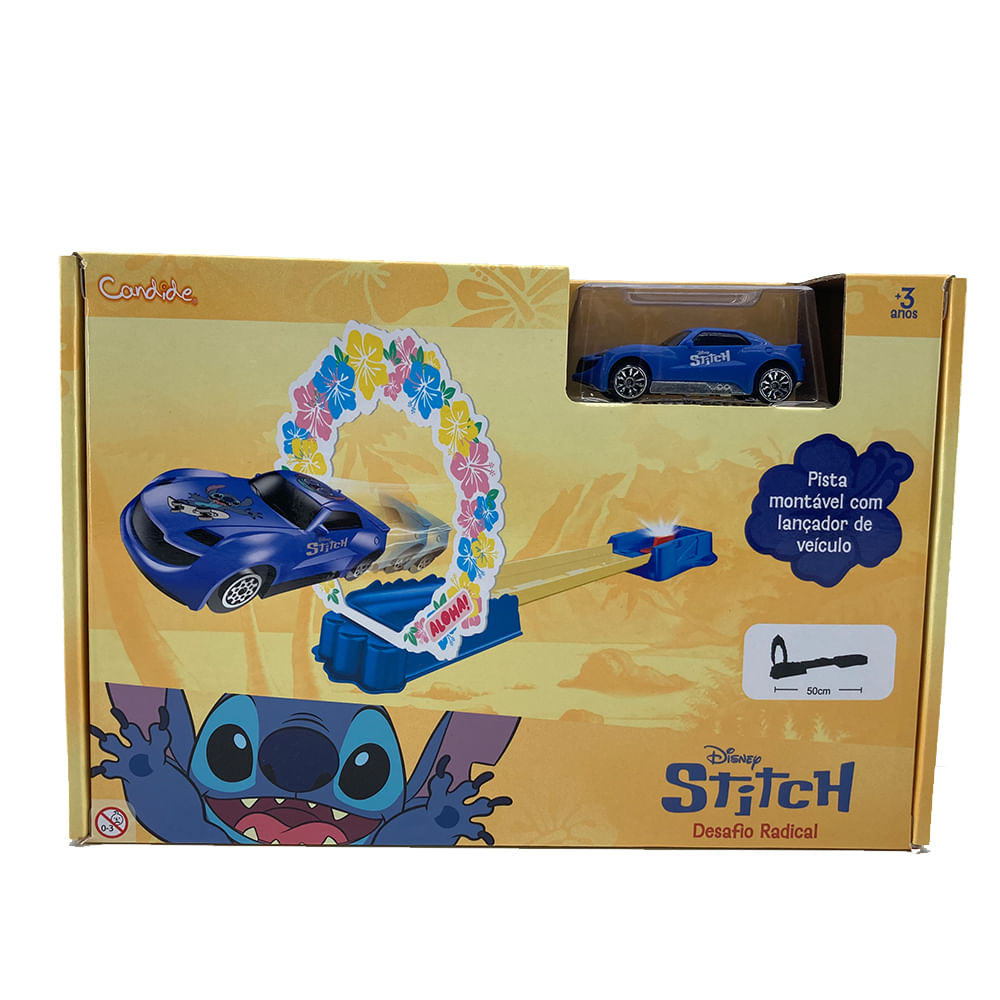 Pista para miniveículos Stitch - Desafio Radical