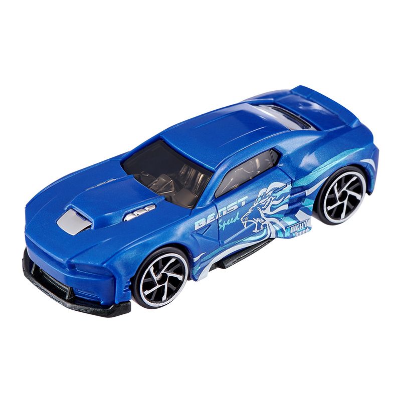 Kit com 4 Mini Carrinhos Die Cast Metal Machines - Quick Shift +