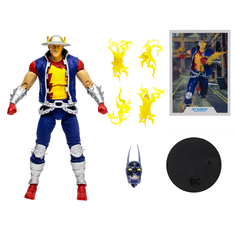 Kit 4 Bonecos Action Figures Mcfarlane 7” Flash