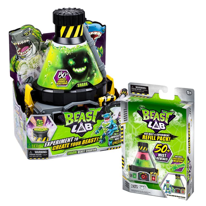 Kit Beast Lab - Criador de Tubarão Fera + Refil