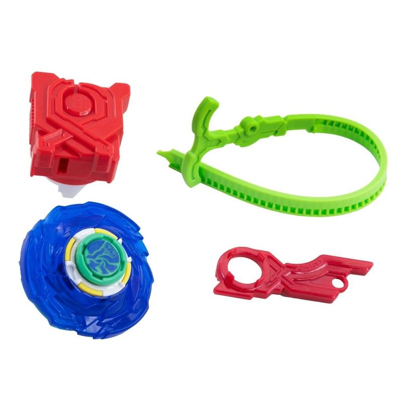 Kit 2 Piões de Batalha Infinity Nado Plastic Series - Azul + Vermelho