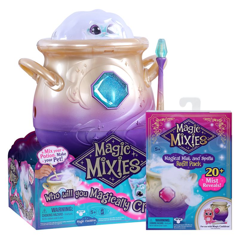 Kit Magic Mixies - Caldeirão Mágico Azul + Refil