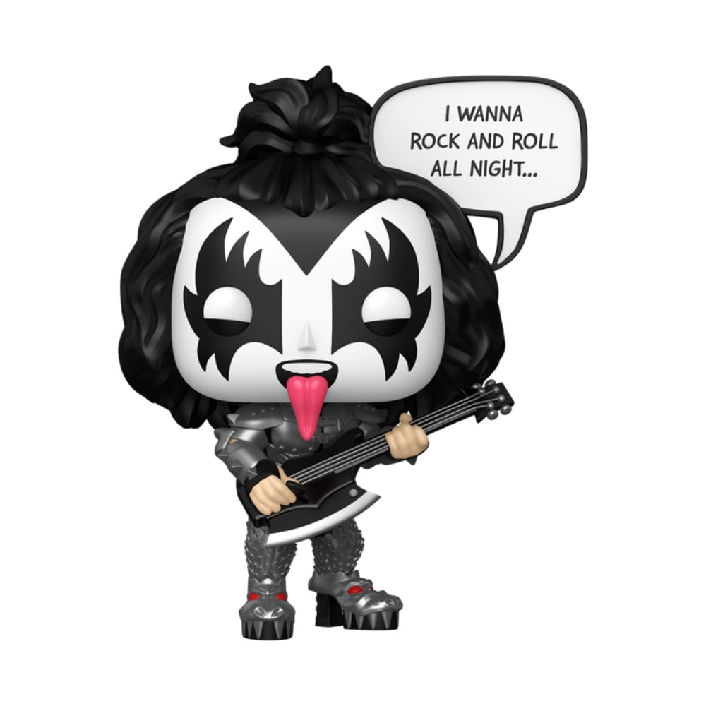 Boneco Funko Pop! Sayings Rocks Kiss - Gene Simmons (The Demon)