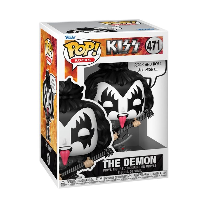 Boneco Funko Pop! Sayings Rocks Kiss - Gene Simmons (The Demon)