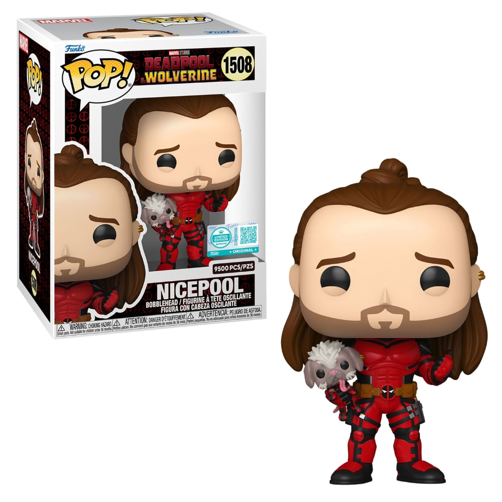 Boneco Funko Pop! Edição Limitada Marvel Deadpool & Wolverine
