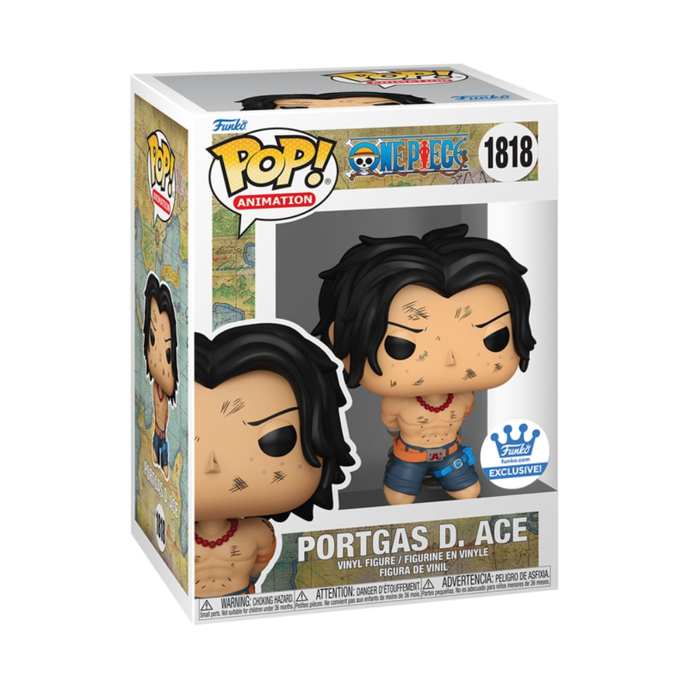 Boneco Funko Pop! One Piece Marineford - Ace na Execução