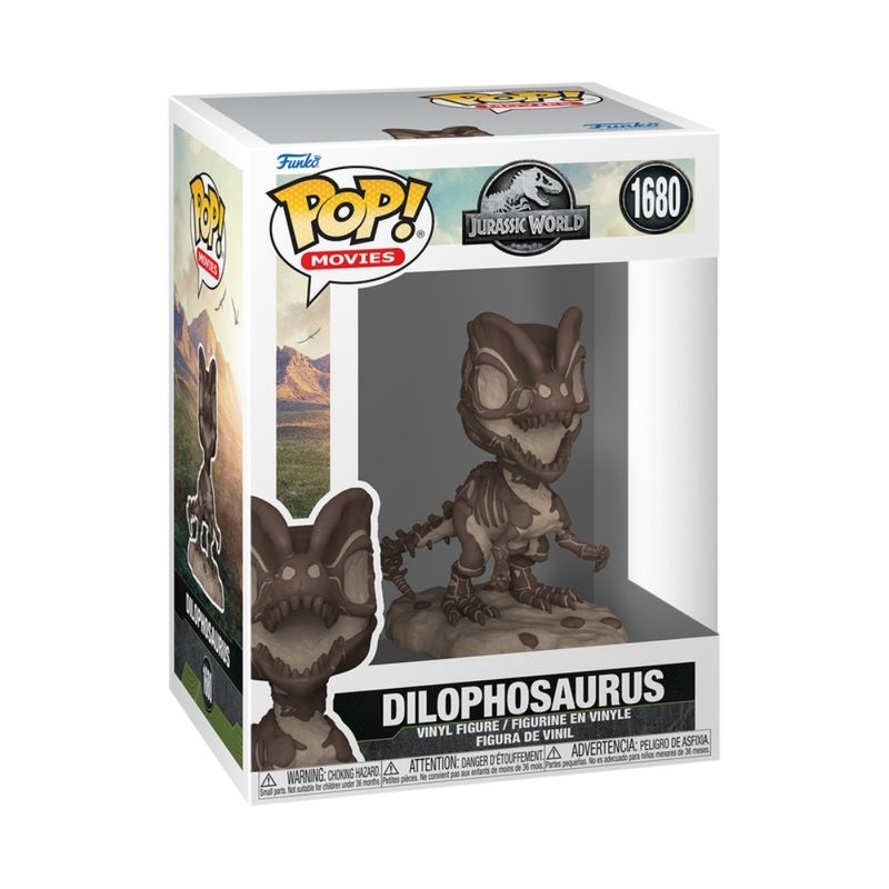 Boneco Funko Pop! Jurassic Park - Fóssil do Dilophosaurus
